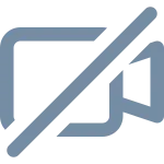 Video Slash SVG Icon